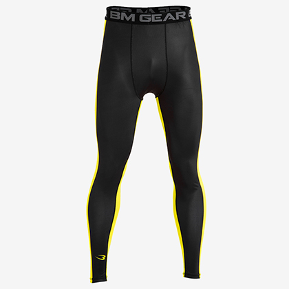 BM・GEAR LEGEND ロングパンツ L ブラック×イエロー
