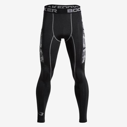 BM・GEAR PRO ロングパンツ M ブラック×カモフラージュ