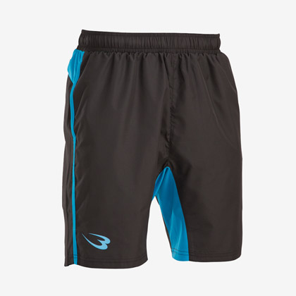 トレーニングハーフパンツ XL ブラック×ブルー