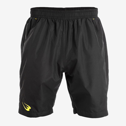 ランニングハーフパンツ3 XL ブラック×イエロー