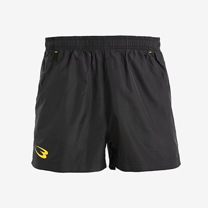 ランニングショートパンツ2 XL ブラック×イエロー