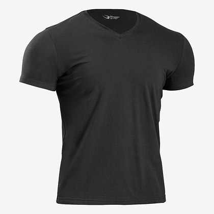 ベーシックTシャツ Vネック1 M ピンク