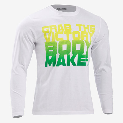 SPORTSプリントロングスリーブTシャツ5 L ブラック