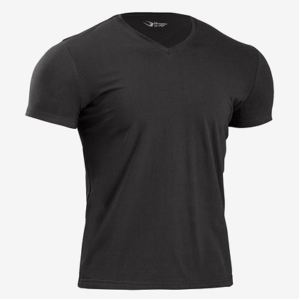 ベーシックTシャツ Vネック2 M ネイビー