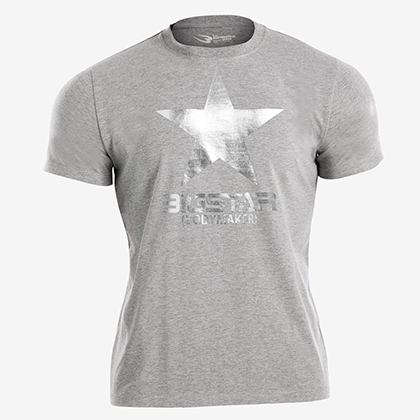 カジュアルプリントTシャツ STAR1 L ホワイト