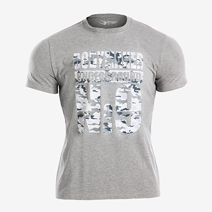 カジュアルプリントTシャツ STREET2 XL グレー