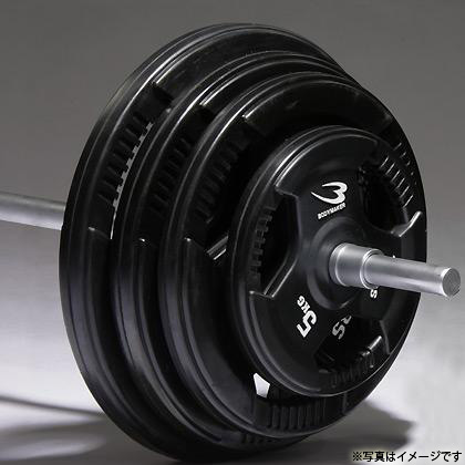 ラバーバーベルセットNR65kgシャフト160cm