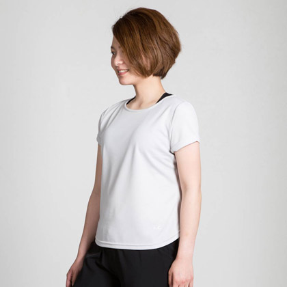 MARIACLARA DRY ハーフスリーブ M グレー