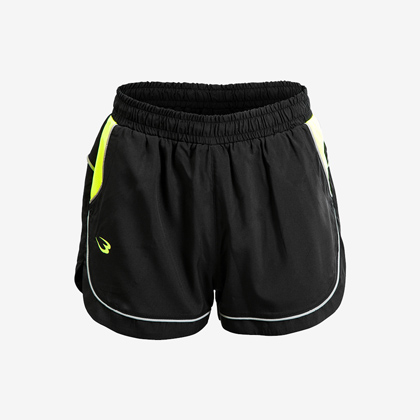 ランニングショートパンツ WOMEN M ブラック×ピンク