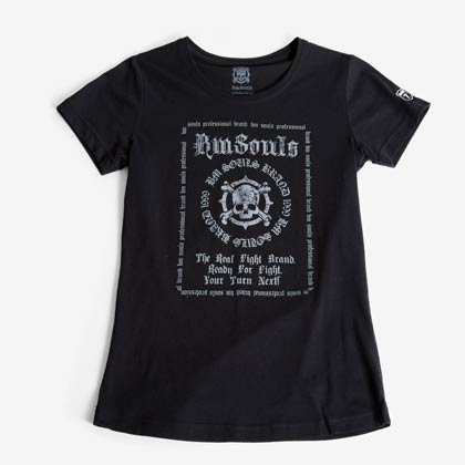BM・SOULS ハーフスリーブTシャツ1 WOMEN S ブラック