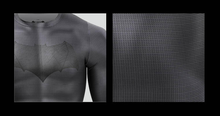 MARVELコラボウェア アメコミスポーツウェア BM・GEAR BATMANロングスリーブ
