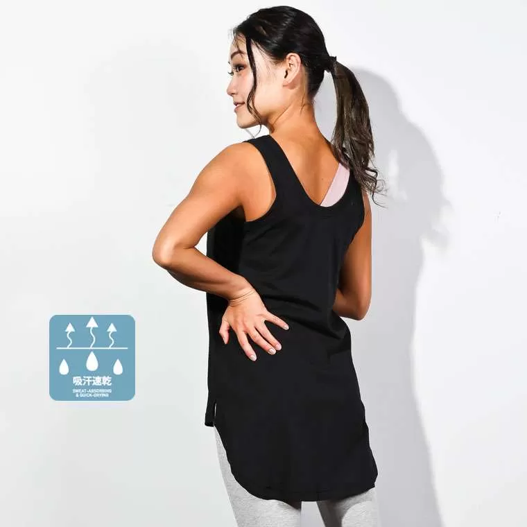 【UV加工】肌ざわりなめらか ノースリーブロング