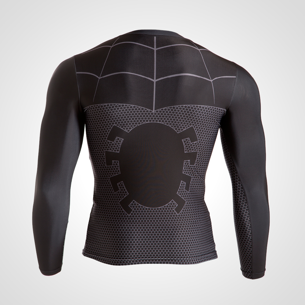 BM・GEAR <スパイダーマン> BLACK ロングスリーブ