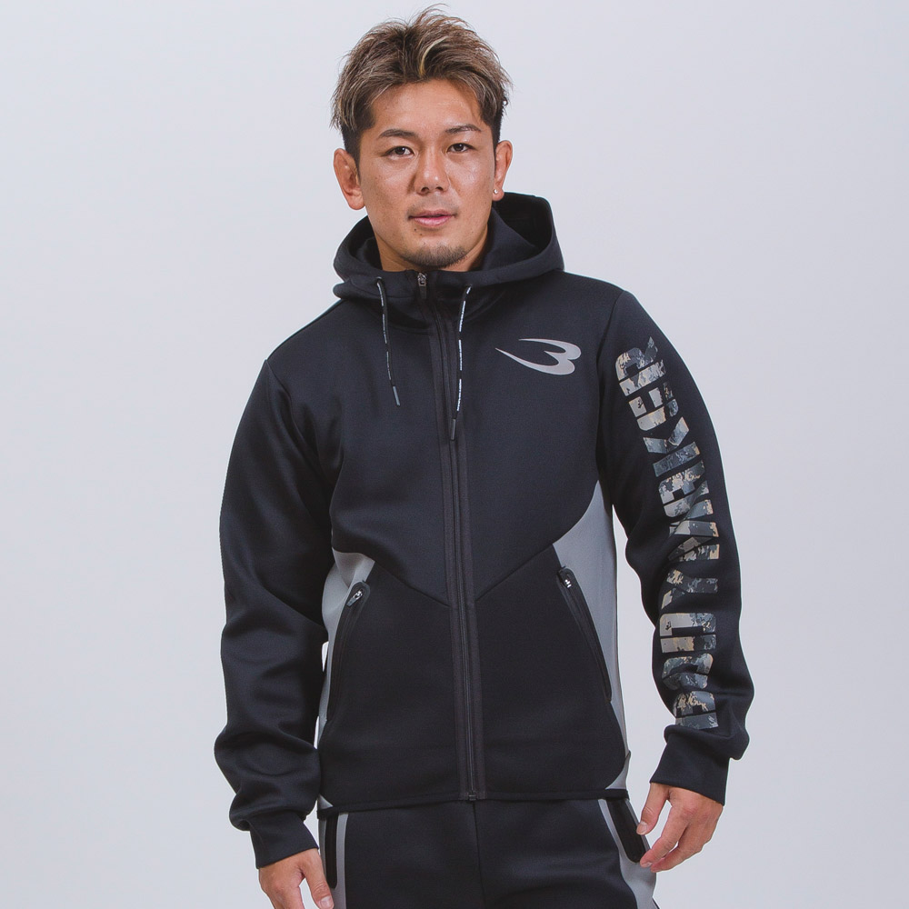 ストレッチテクニカルジップパーカー2