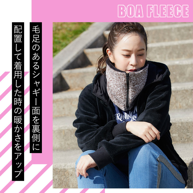 ボアフリースパーカーWOMEN2