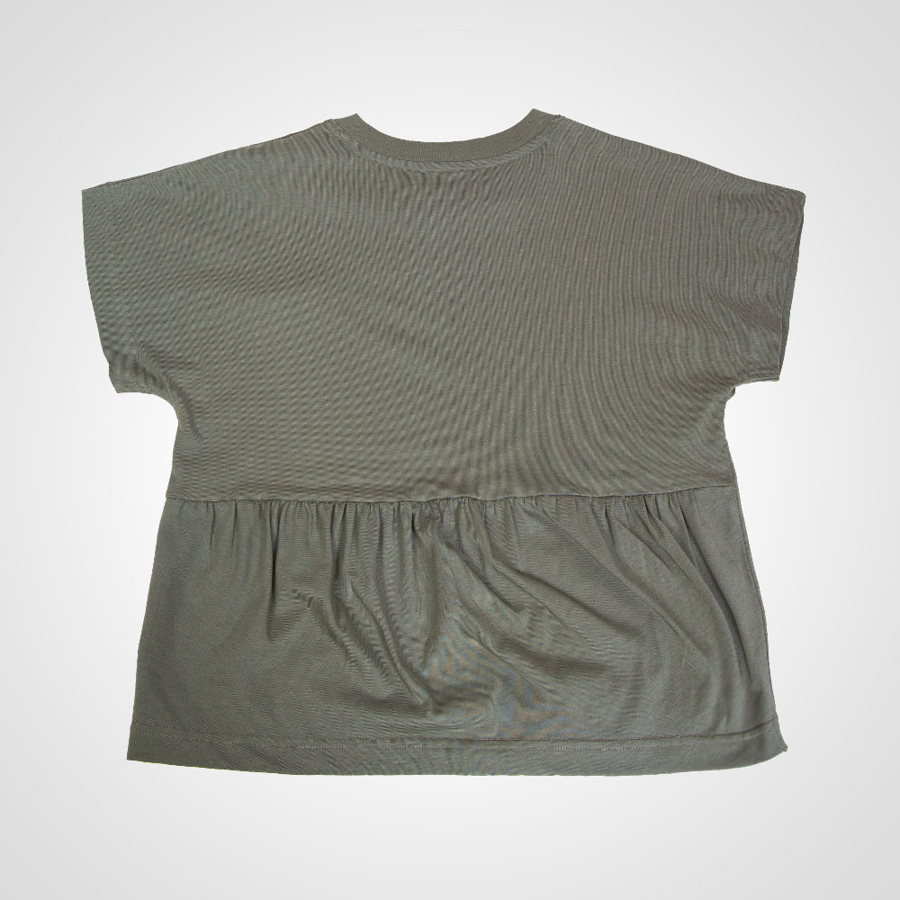 【UV加工】肌ざわりなめらか フリルTシャツ