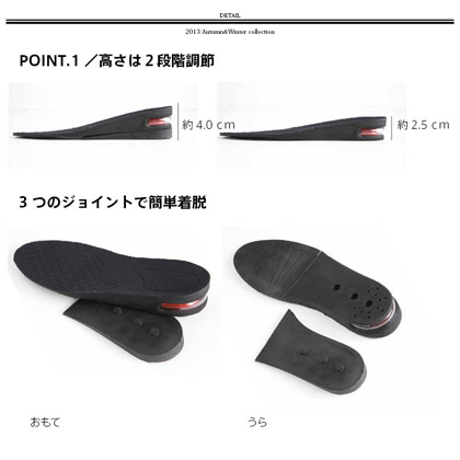 BM インヒール ブラック