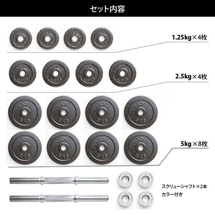 ハンマートーンダンベルセット60kg