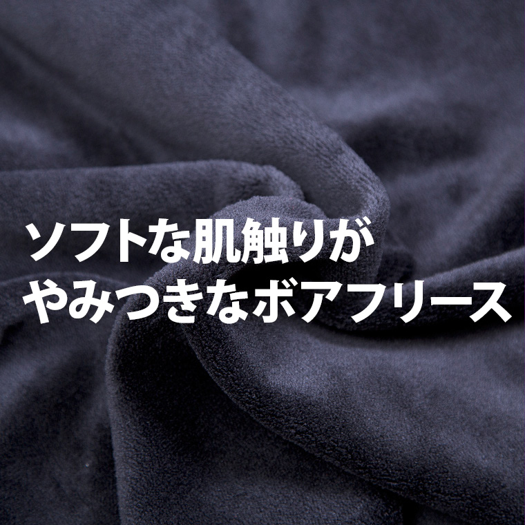 ビッグロゴボアフリースパーカー2