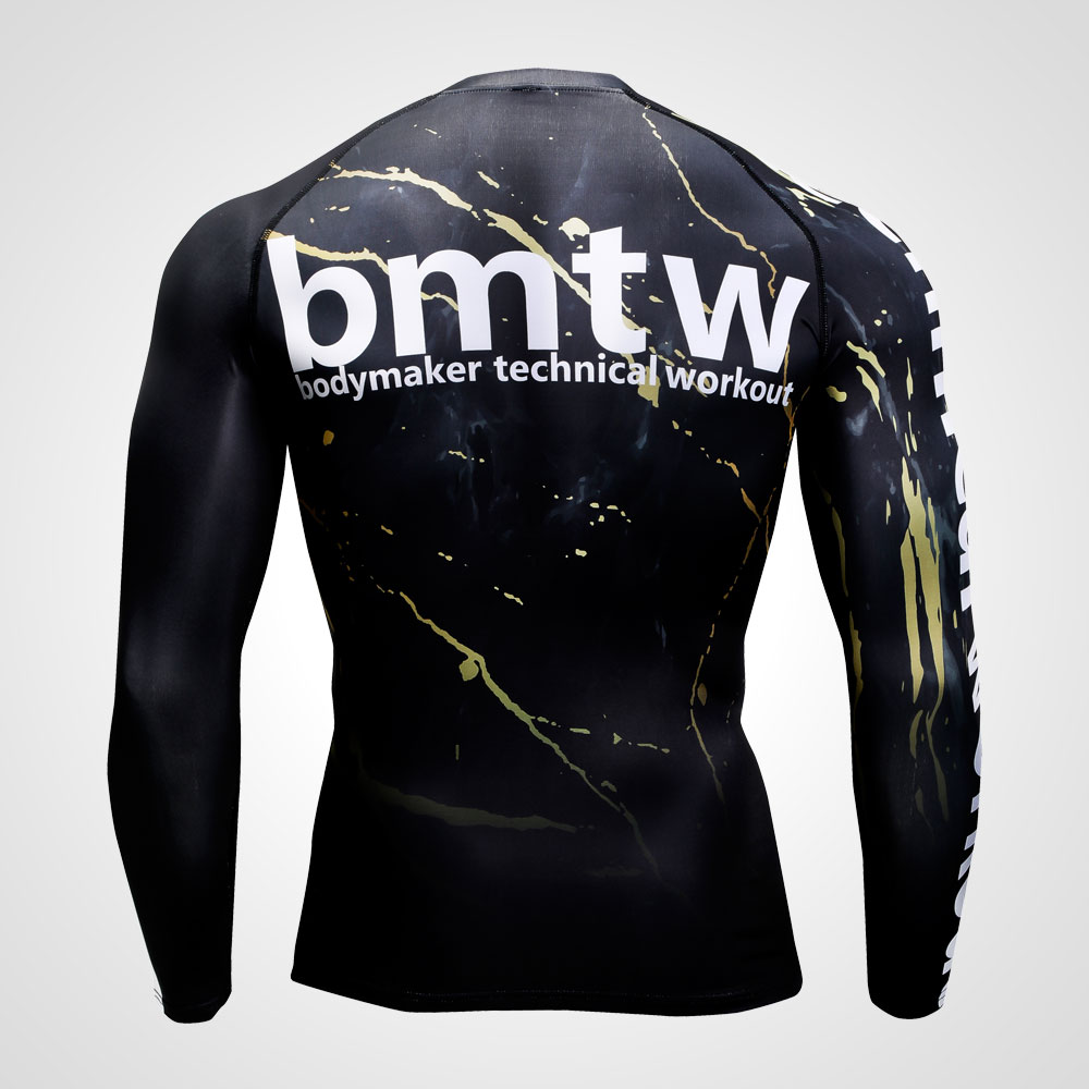 bmtw ラッシュガードロングスリーブ ライトニング