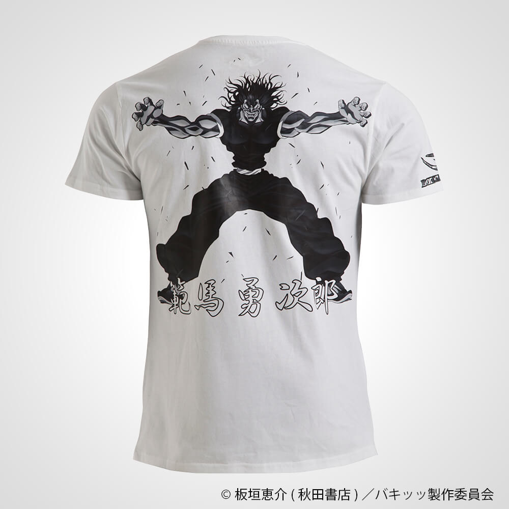 刃牙 範馬勇次郎ハーフスリーブTシャツ