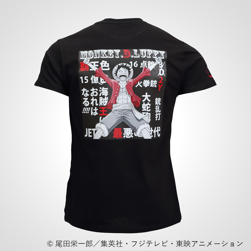 ワンピース ルフィ ハーフスリーブTシャツ