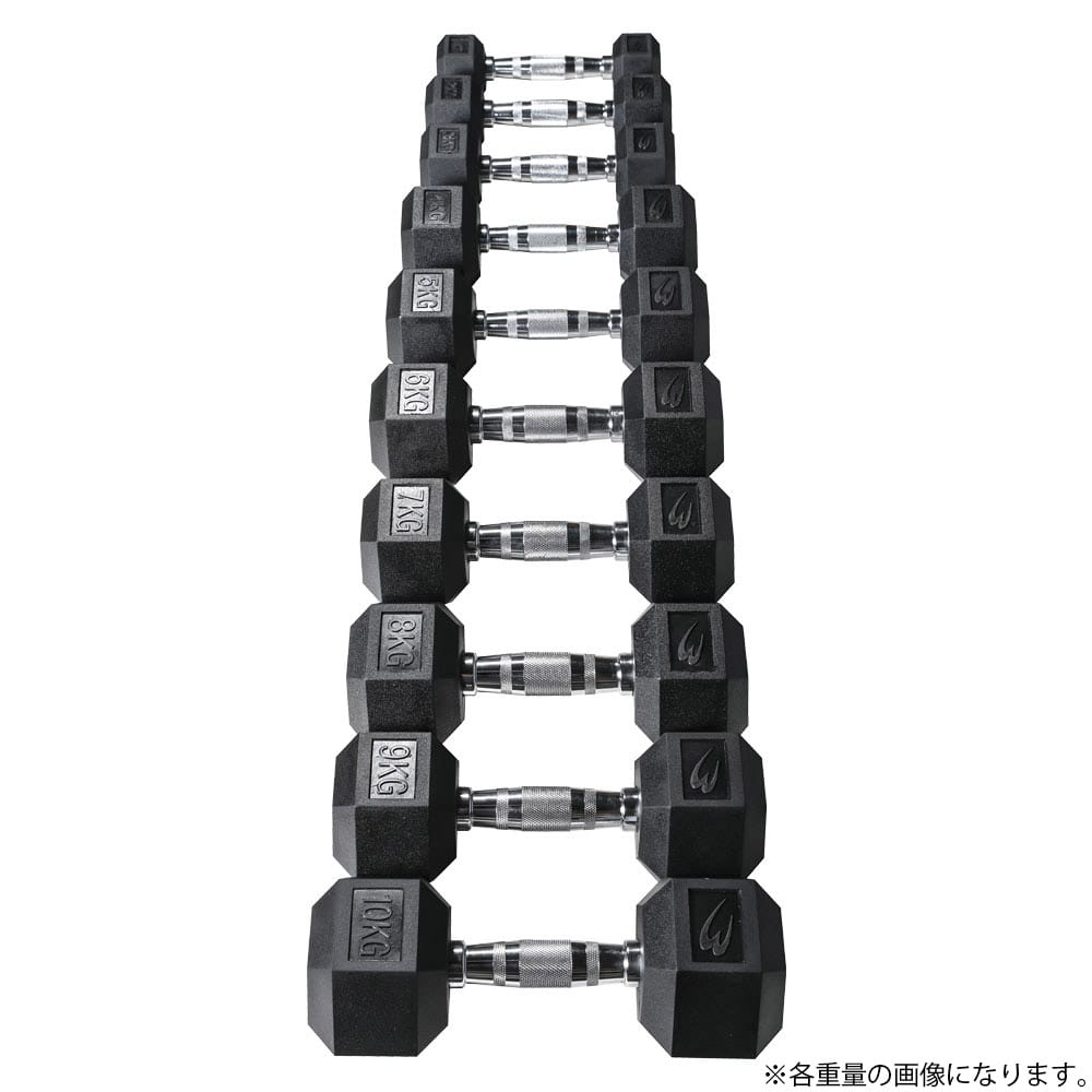 BODY DESIGN ダンベルのみ　1/2 六角ダンベル 7KG PD009700｜BODYMAKER（ボディメーカー）