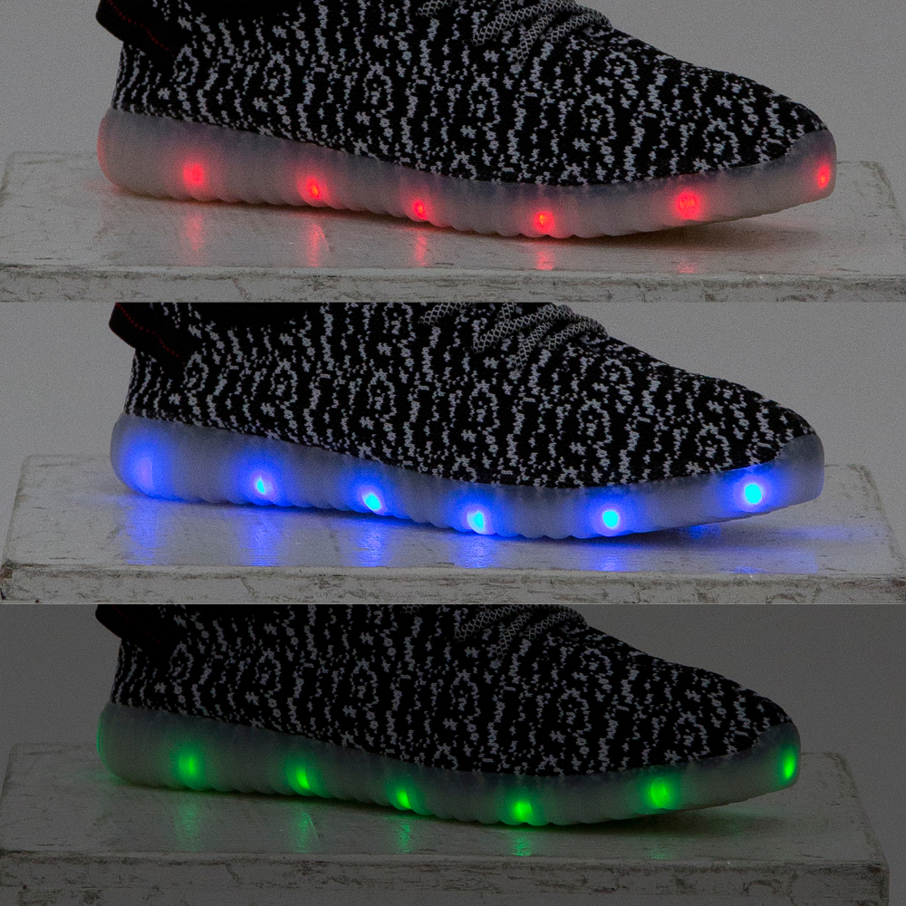 アッパーニットスニーカー LEDライトモデル