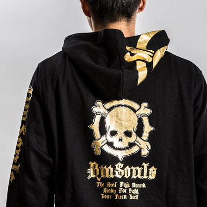 BM・SOULSスウェットジップアップパーカー