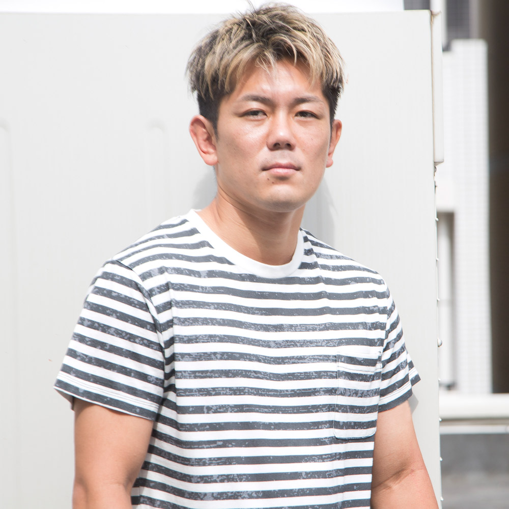 ボーダーフィットTシャツ