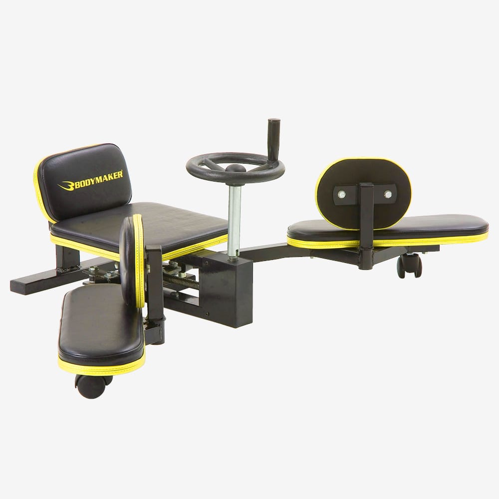 【ジャンク？】BODYMAKER レッグストレッチャーCP TM125 レッグストレッチャーCP TM125BKYE｜BODYMAKER（ボディ