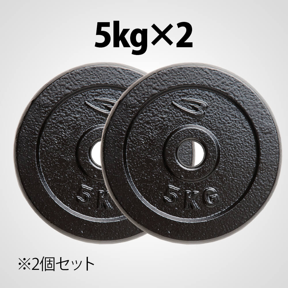 ダンベル専用ハンマートーンプレート 5kg 2個セット