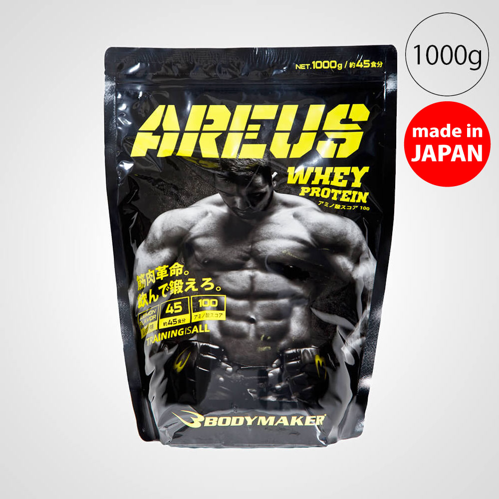 ａｒｅｕｓ 粉末プロテイン レモン味 １ｋｇ Hp001 Bodymaker ボディメーカー