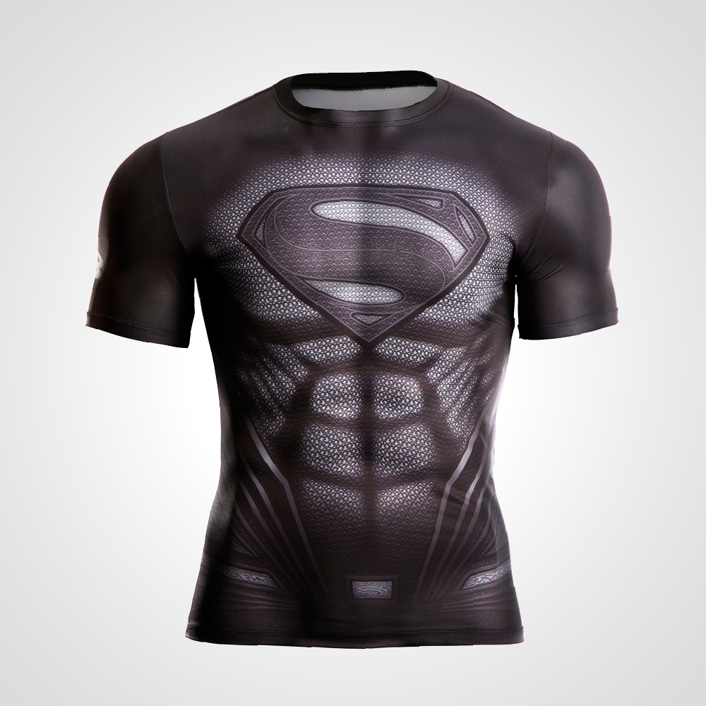 BM・GEAR SUPERMAN SUIT BLACK ハーフスリーブ