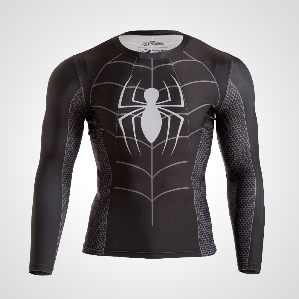 BM・GEAR <スパイダーマン> BLACK ロングスリーブ
