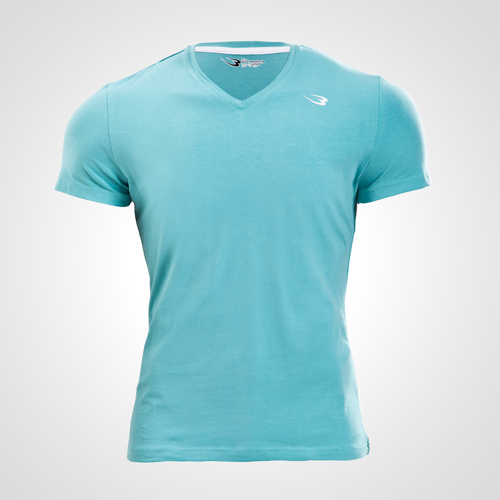 ベーシックTシャツハーフスリーブVネック2
