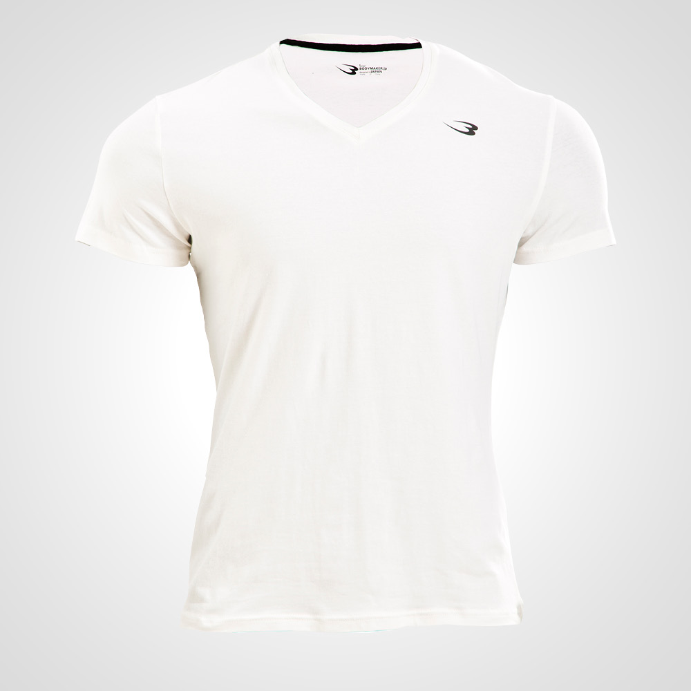 ベーシックTシャツハーフスリーブVネック2
