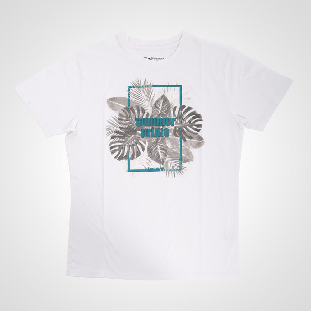 ボタニカルプリントTシャツ2