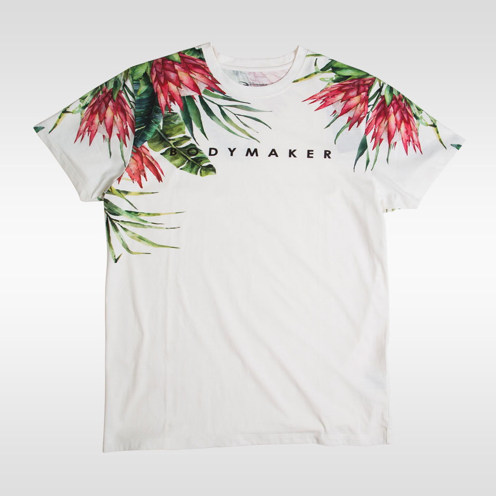 プリントTシャツ ボタニカル1