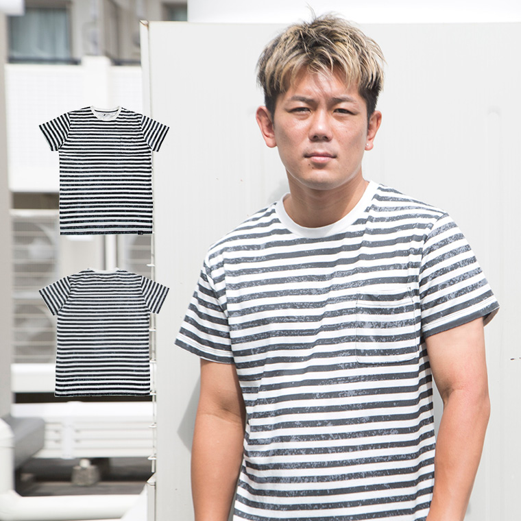 ボーダーフィットTシャツ