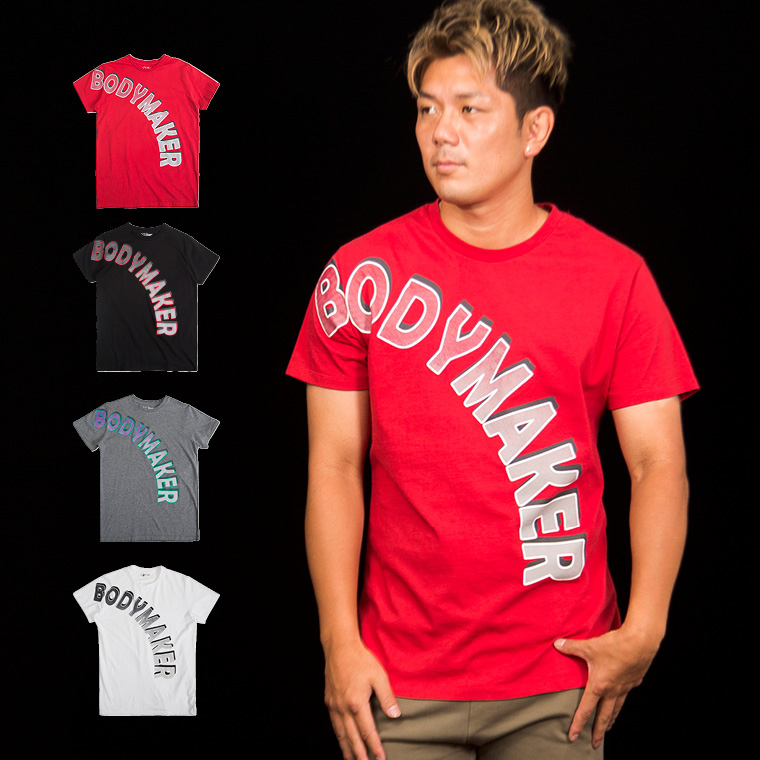 ラウンドロゴフィットTシャツ