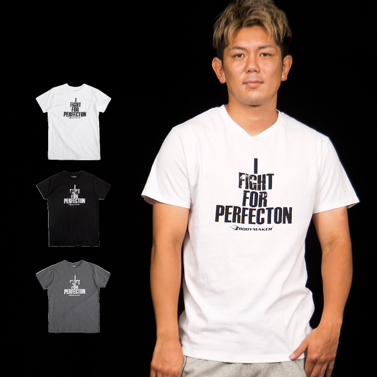 BロゴメッセージフィットTシャツ