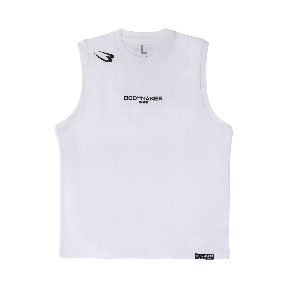 BODYMAKER プリントノースリーブTシャツ