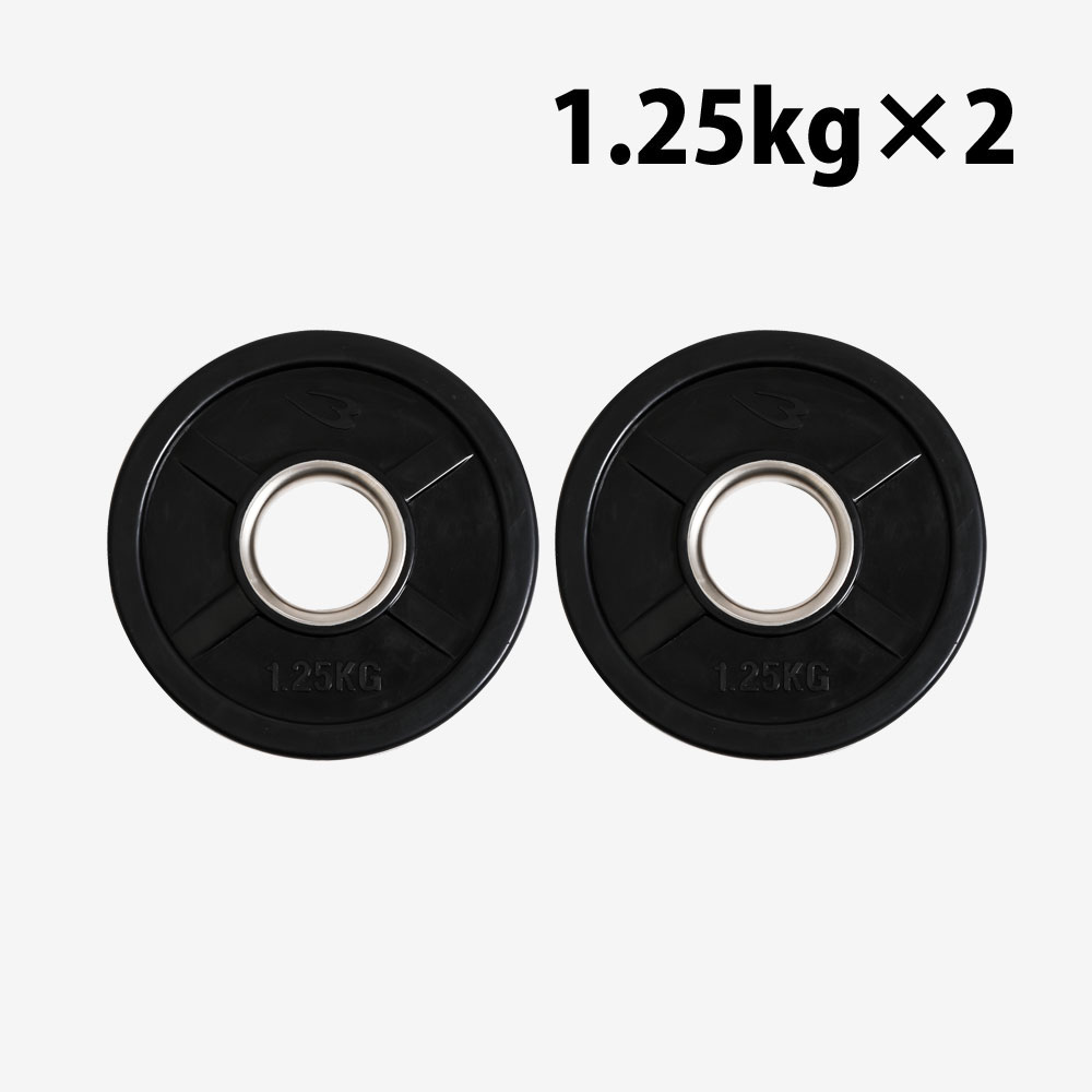 オリンピックプレートＴＨ １．２５ｋｇ ２個セット PO001ST125｜BODYMAKER（ボディメーカー）公式 スポーツ用品・トレーニング 用品通販サイト
