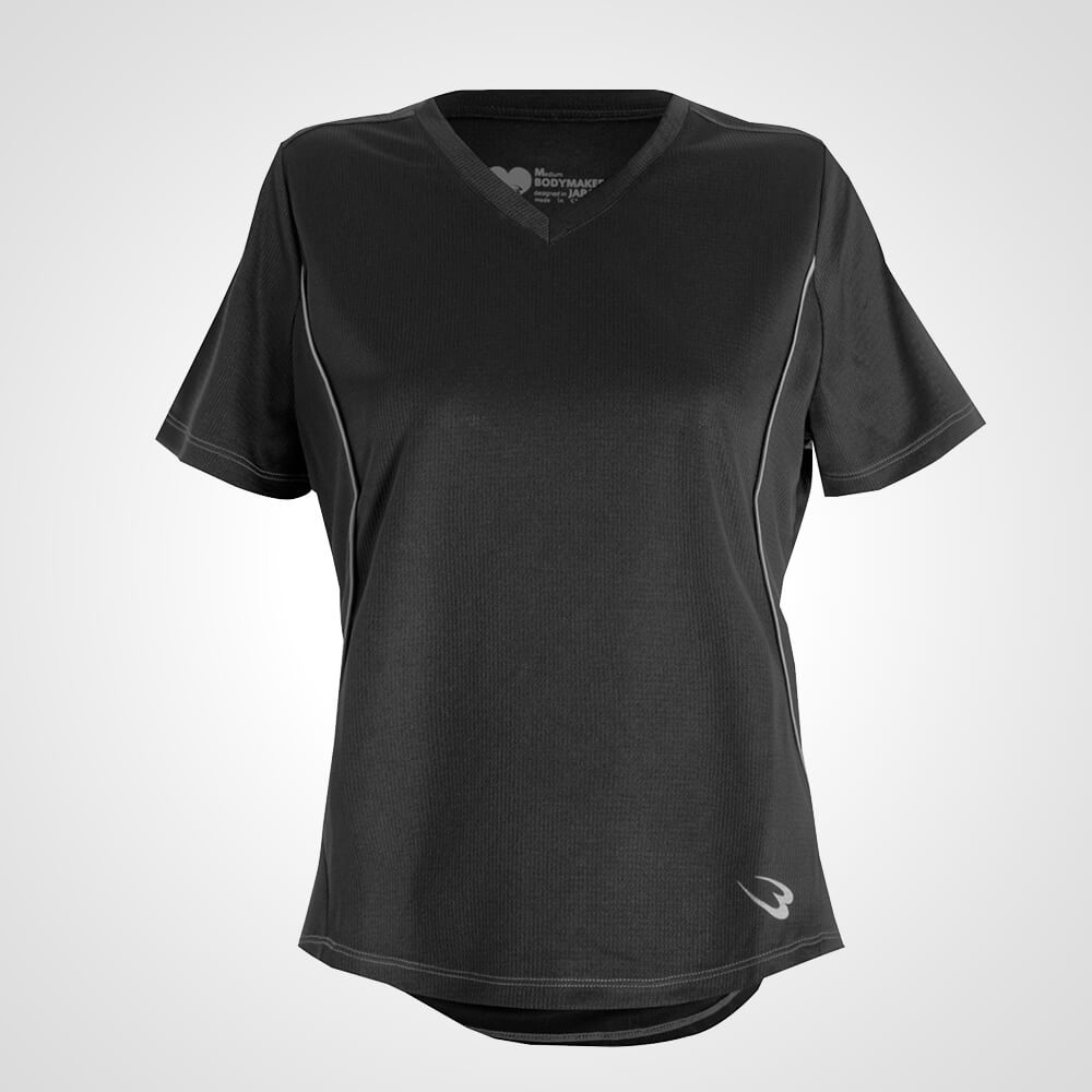 BM・DRY Vネックハーフスリーブ WOMEN S1