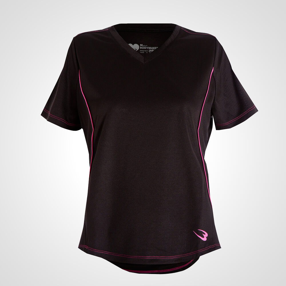BM・DRY Vネックハーフスリーブ WOMEN S1