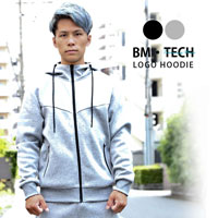 ＢＭ・ＴＥＣＨ Ｂロゴパーカー１ Ｍ ブラック