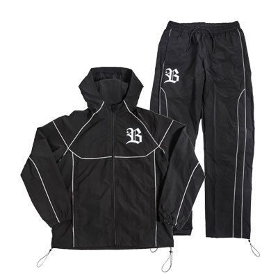 プラスB NYLONパーカーセットアップ
