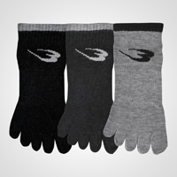 ３足セットアーチサポート５本指ソックス