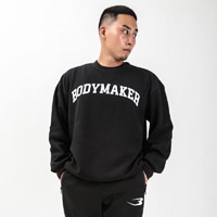 スウェット裏起毛トレーナー ＢＯＤＹＭＡＫＥＲロゴ Ｍ ブラック